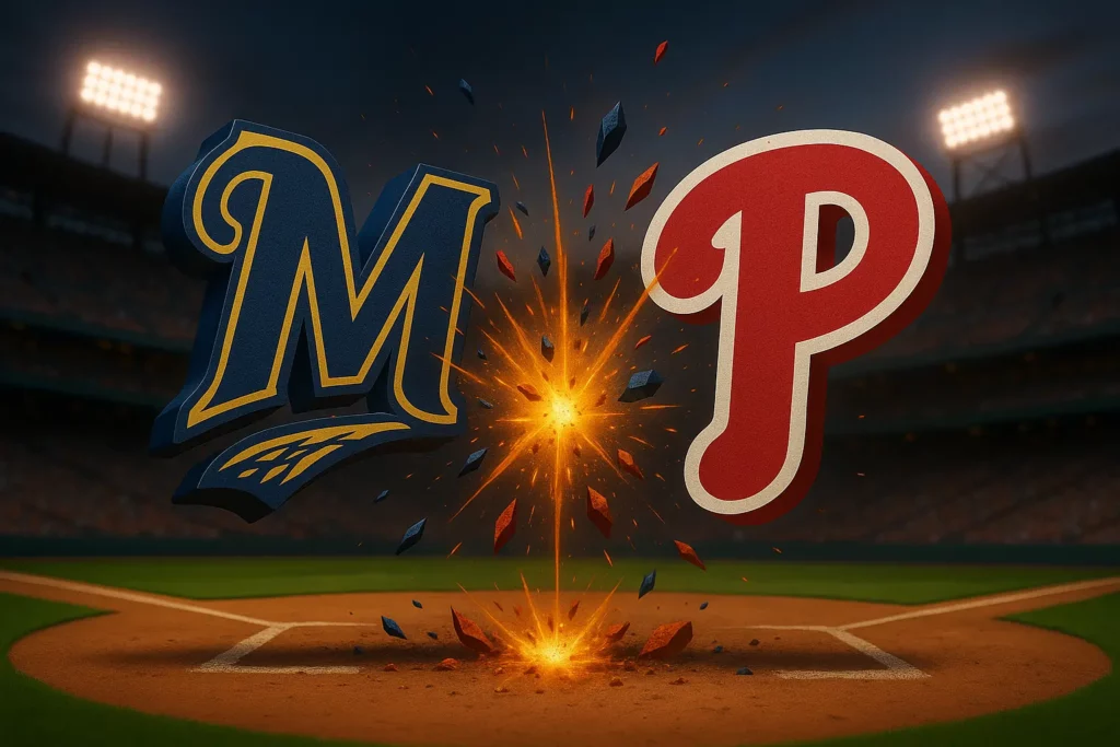 Brewers (TBD) vs Suarez duel in Philly. Phillies -146 favorites, total 9.5. Who has the edge in this NL matchup? Get our pick and betting insight at Xaslarbet