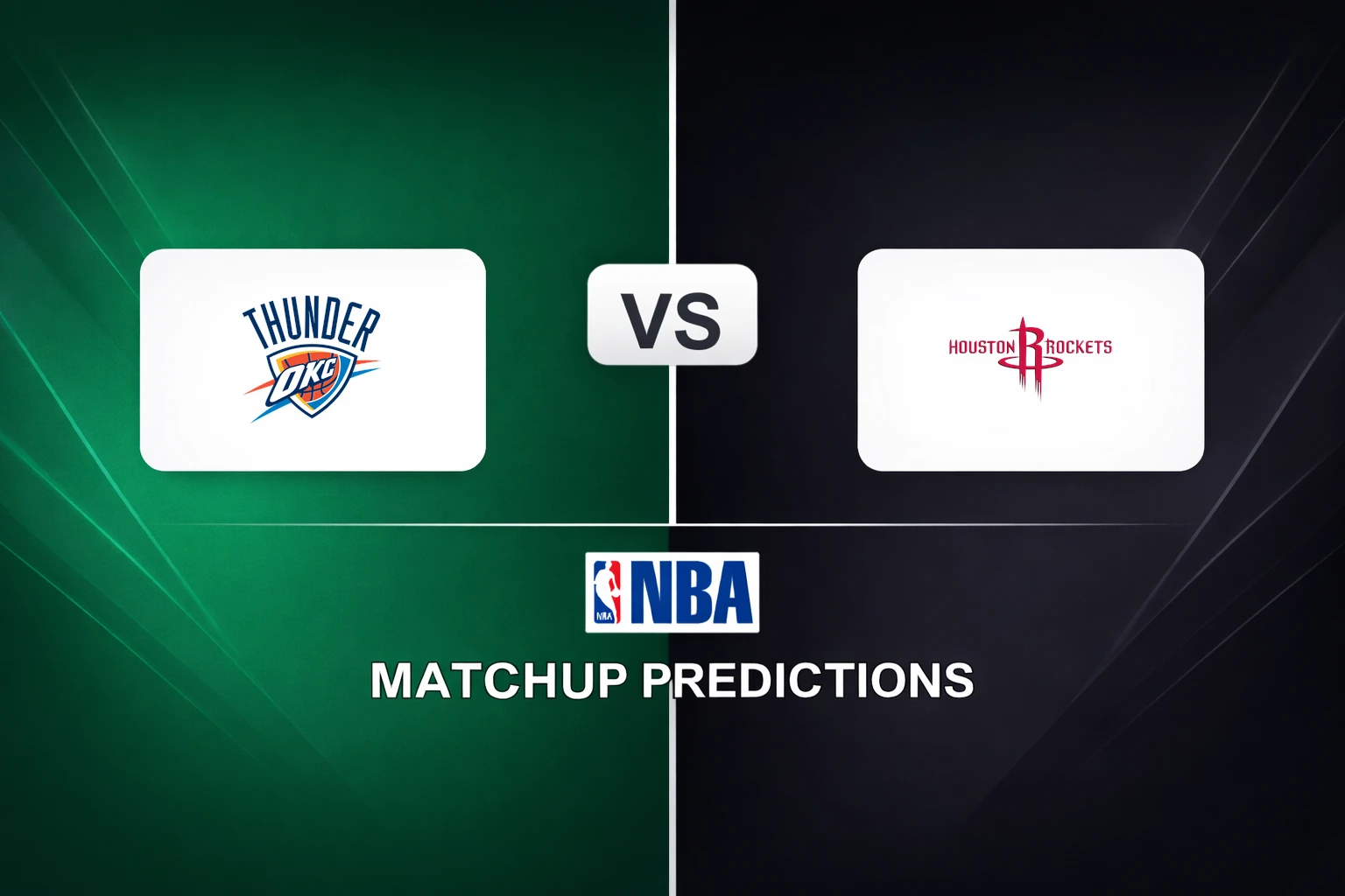 Oklahoma City Thunder vs Houston Rockets Prediction - NBA Game Preview, Picks, Player Props & Analysis