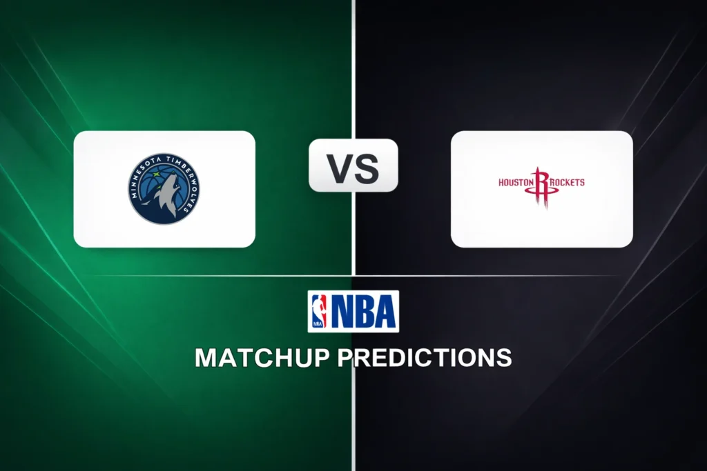 Minnesota Timberwolves vs Houston Rockets Prediction - NBA Game Preview, Picks, Player Props & Analysis