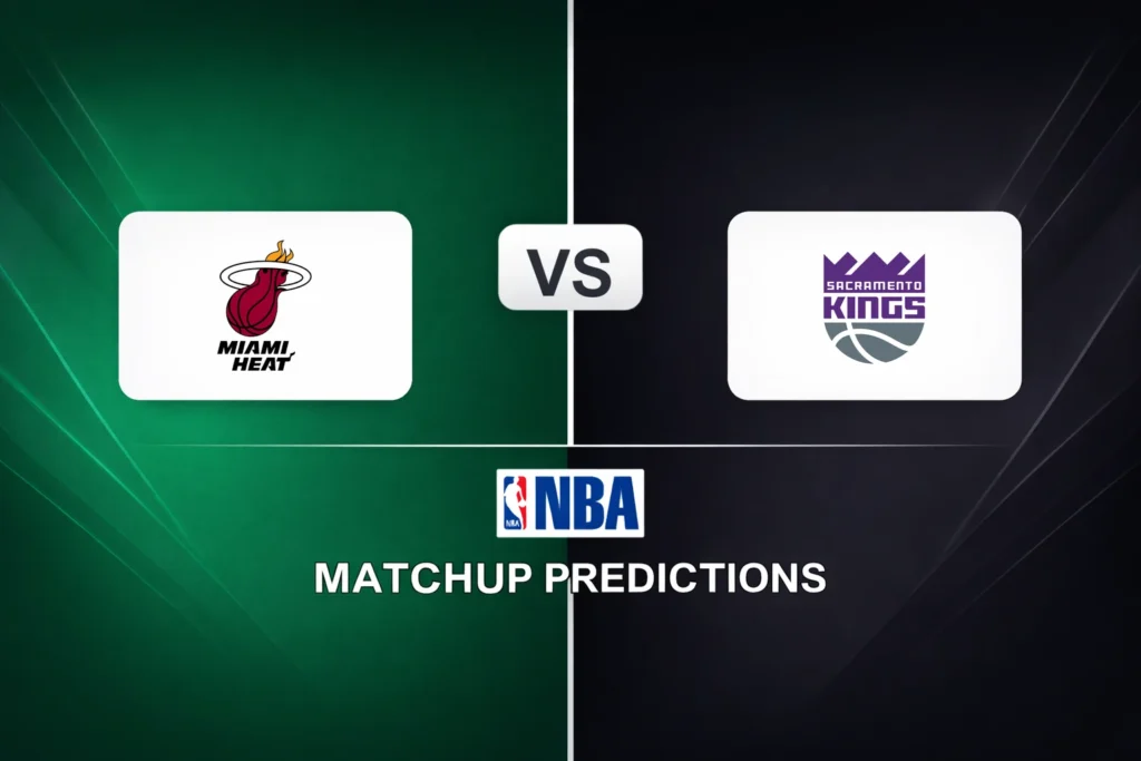 Miami Heat vs Sacramento Kings Prediction - NBA Game Preview, Picks, Player Props & Analysis