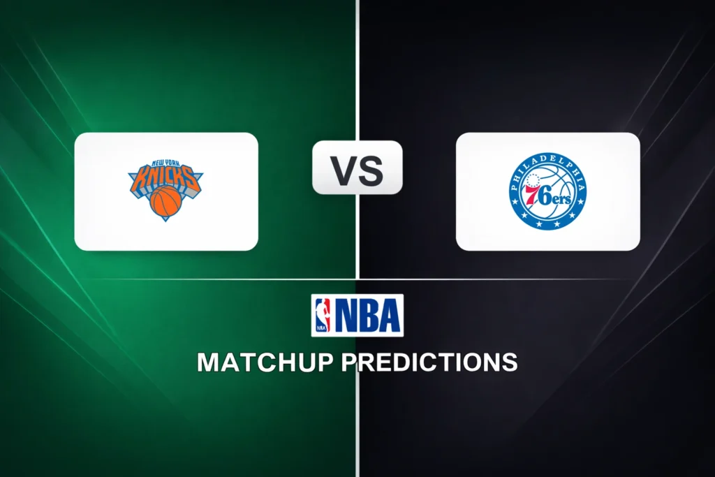 New York Knicks vs Philadelphia 76 ers Prediction - NBA Game Preview, Picks, Player Props & Analysis