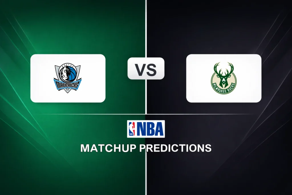 Dallas Mavericks vs Milwaukee Bucks Prediction - NBA Game Preview, Picks, Player Props & Analysis