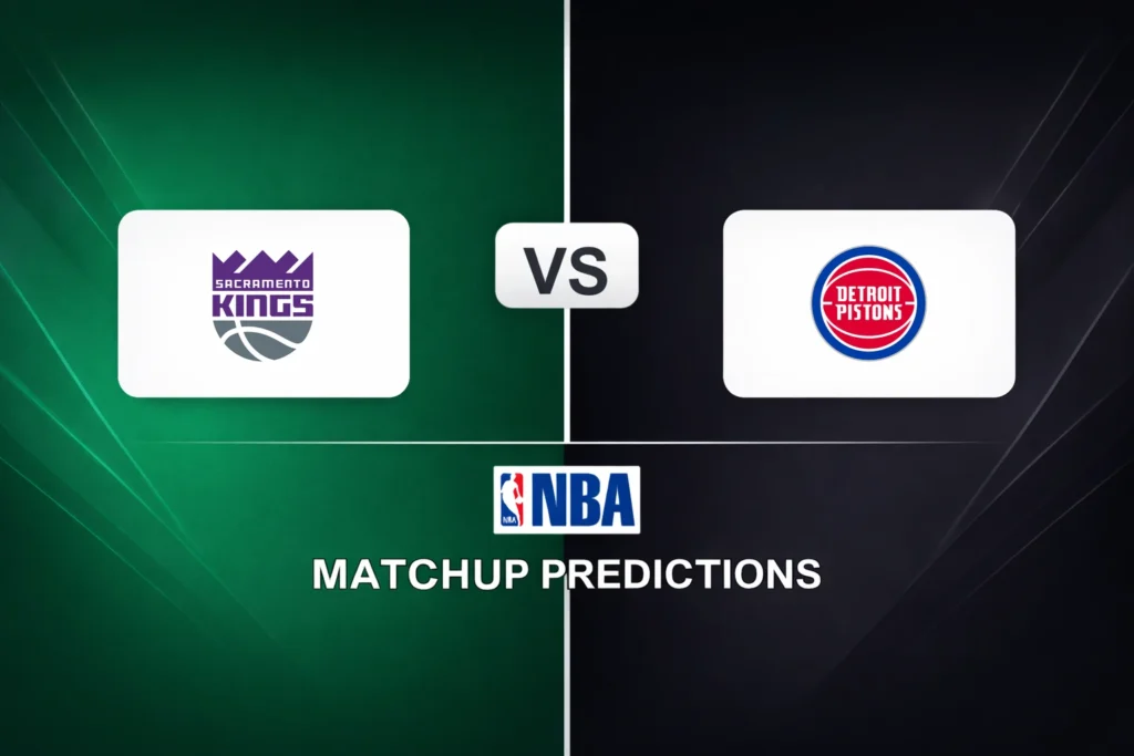 Sacramento Kings vs Detroit Pistons Prediction - NBA Game Preview, Picks, Player Props & Analysis