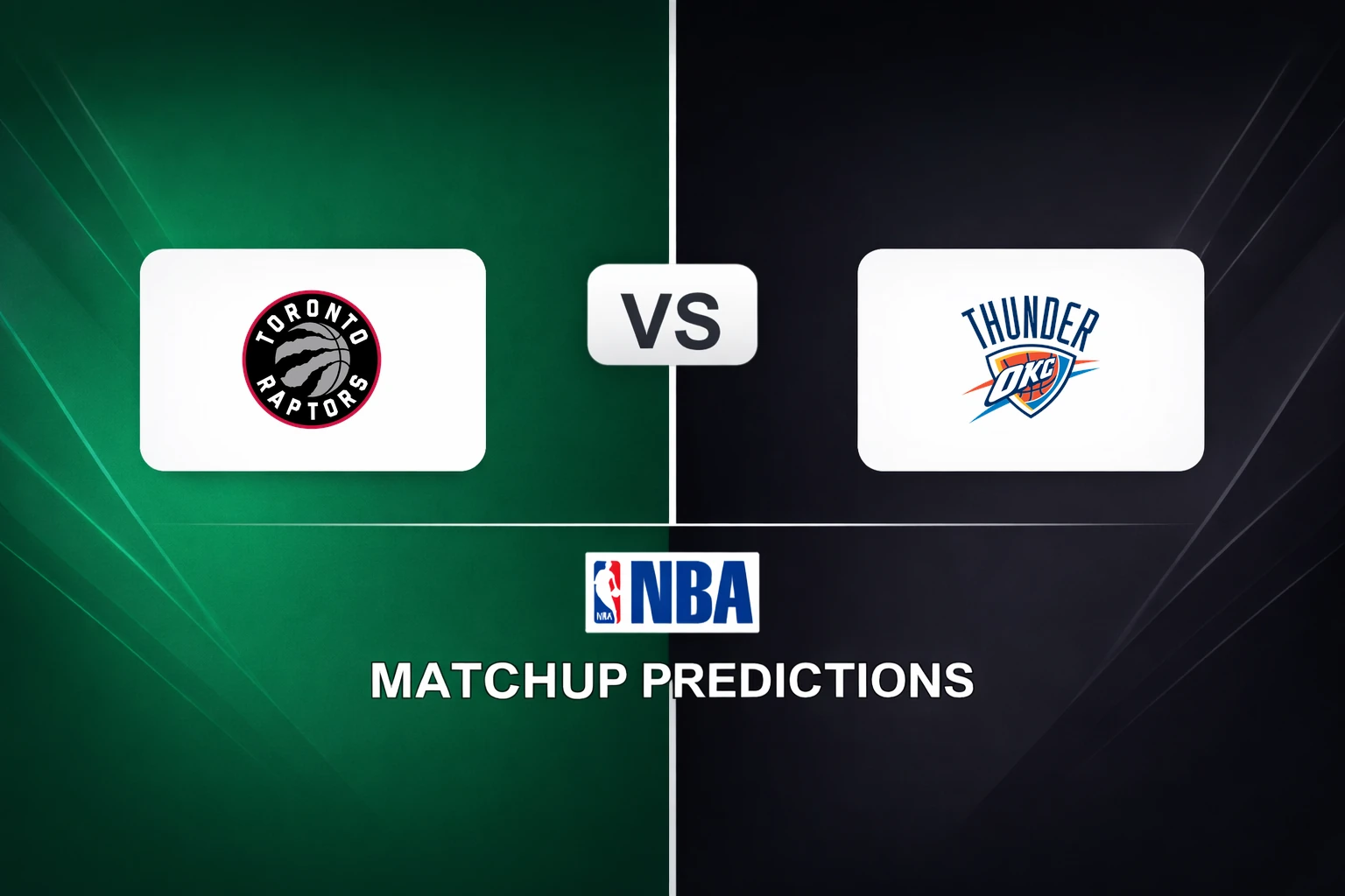 Toronto Raptors vs Oklahoma City Thunder Prediction - NBA Game Preview, Picks, Player Props & Analysis