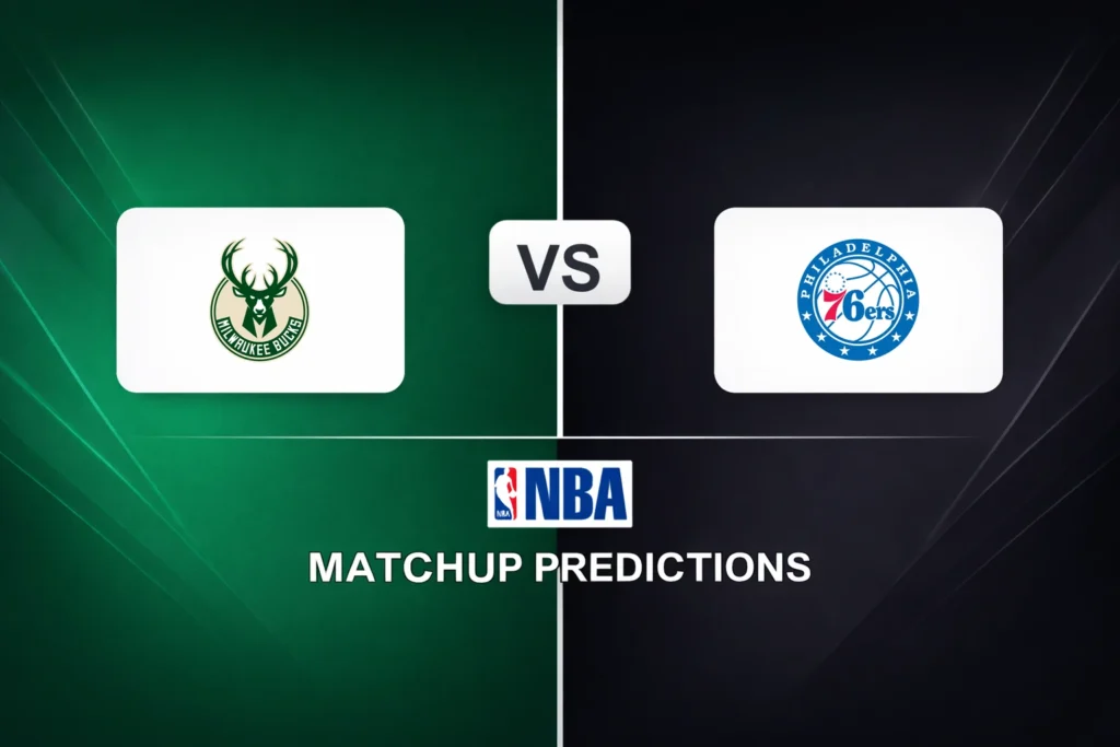 Milwaukee Bucks vs Philadelphia 76 ers Prediction - NBA Game Preview, Picks, Player Props & Analysis