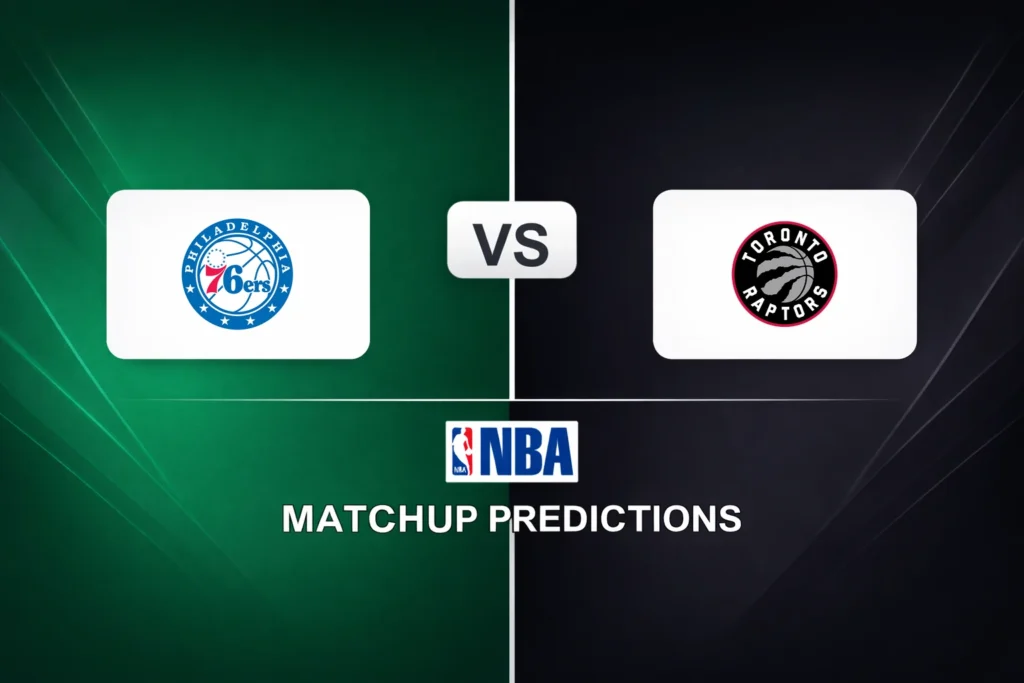 Philadelphia 76 ers vs Toronto Raptors Prediction - NBA Game Preview, Picks, Player Props & Analysis